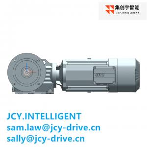 Cheap 3HP Helical Bevel Gear Motor Reducer 5.5KW Output Shaft High Efficiency wholesale