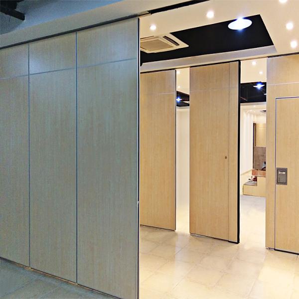 Prefabricated Concrete Wooden Grooved Acoustic Panel Interior Grooved Partition Wall Panels