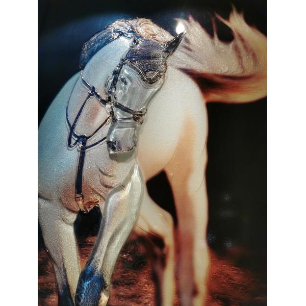 Office Square Toughened 10mm Fused Glass Art Panel