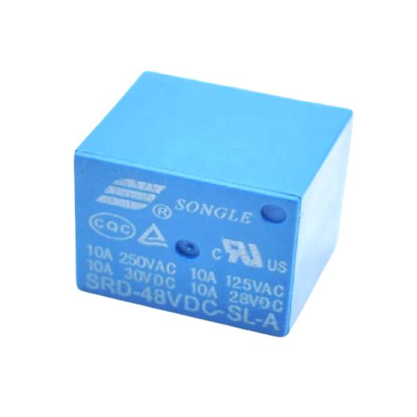 Hot selling Relays SRD-48VDC-SL-A 48V 10A 250VAC 4PIN T73 DIP Control relay