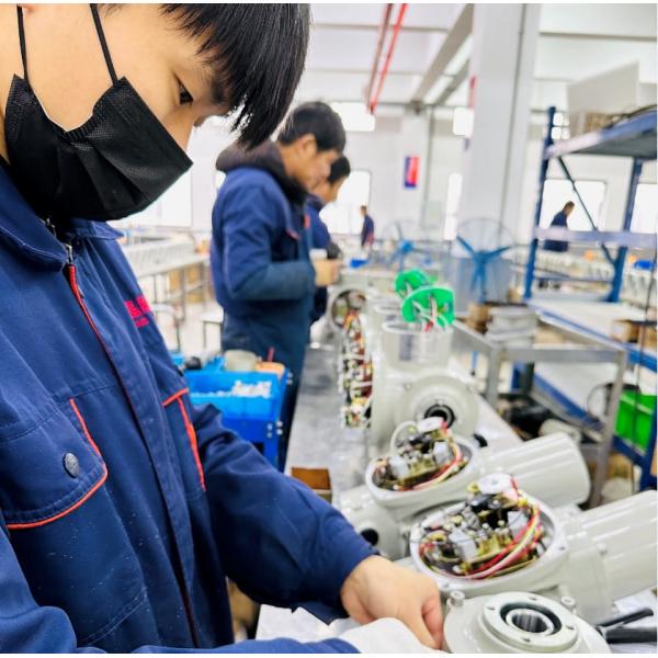 Thermal Protection Electric Air Valve Actuator 100NM IP67 Part Turn