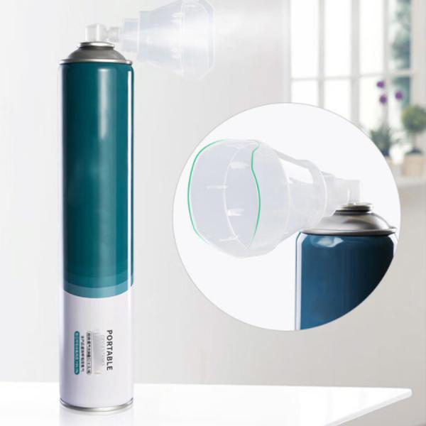 Complete Aerosol Oxygen Spray System | Mask, Cap & Actuator Set for Facial, Skin & Wellness Therapy