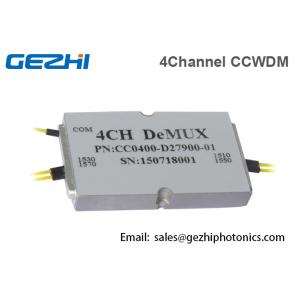 Cheap Mini Module 4 Channel CWDM Mux Compact CWDM 1270 - 1610nm For PON Networks wholesale
