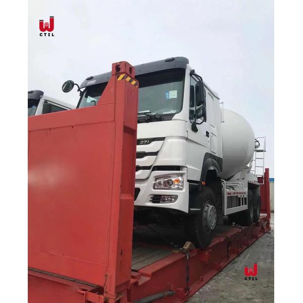 Euro 2 Concrete Mixer Truck Vehicle 371hp Left Hand Drive