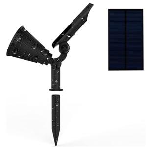 Warm White 3.7v Solar Powered Landscape Spotlights