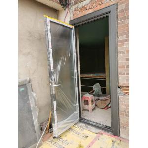 Swing Aluminum Casement Doors Powder Coating Weatherproof EPDM Seal