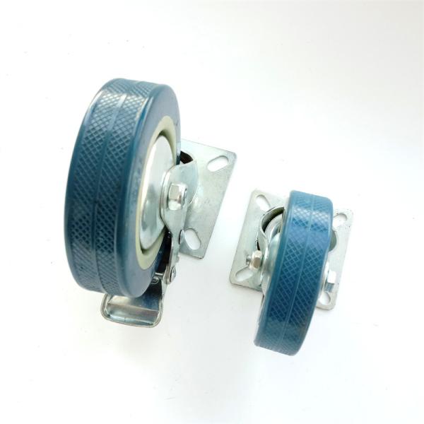 Custom Small Furniture Light Duty Caster Wheels 55mm Red Black Blue