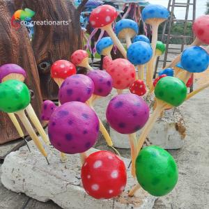 Cheap Colorful Lifelike Mushroom Accept Led Light For Indoor Outdoor wholesale