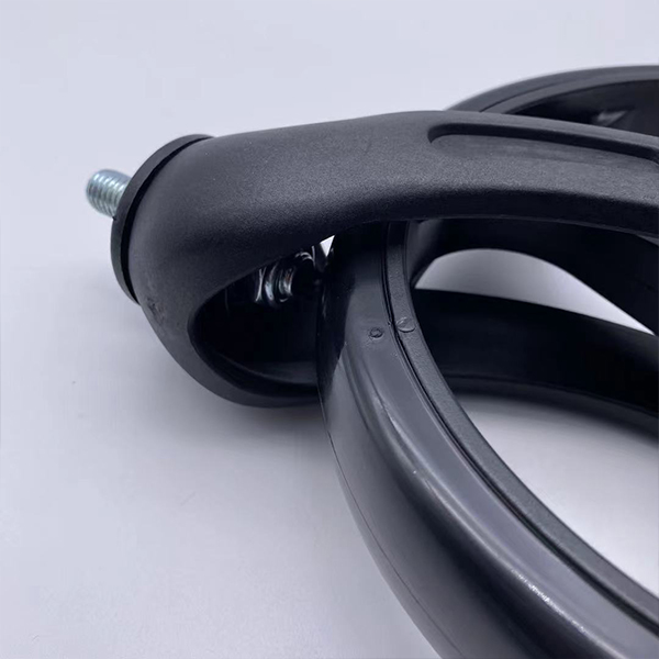 8 Inch PVC Wheelchair Front Caster Wheels Swivel Castor For Walter