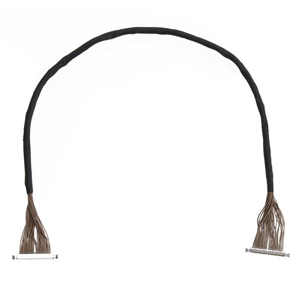 32 Pin Micro Coaxial Cable 0.3mm Pitch 20496-032T-40 Lvds Cable For Drone 32P connector
