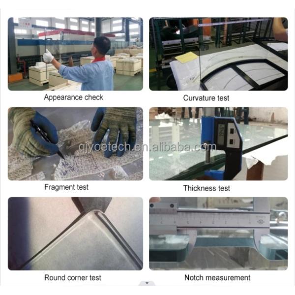 Customized Color and Logo Clear Tempered Shower Glass for Fixed Shower Doors