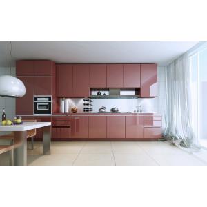 Cheap High glossy lacquer kitchen cabinet,Project kitchen cabinet wholesale
