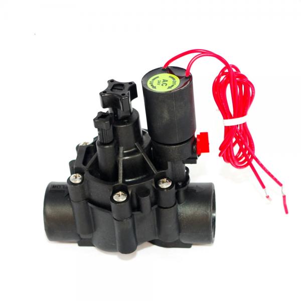 Quality 1.5" 2" Female Solenoid Valve Water Sprinkler 24V 12V Flow Adjustable for sale