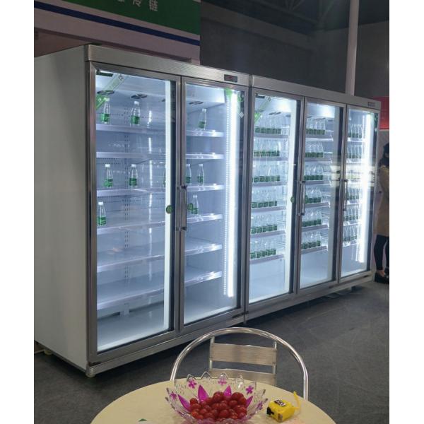 5 Layer And Adjustable Shelf Commercial Beverage Cooler 400L / 800L / 1220L