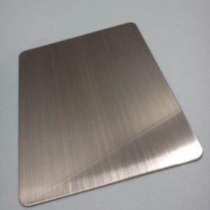 China NO.3 NO.4 Hairline Stainless Steel Sheet Thickness 0.4mm 0.5mm 0.6mm 0.8mm 1.0mm 1.2mm on sale