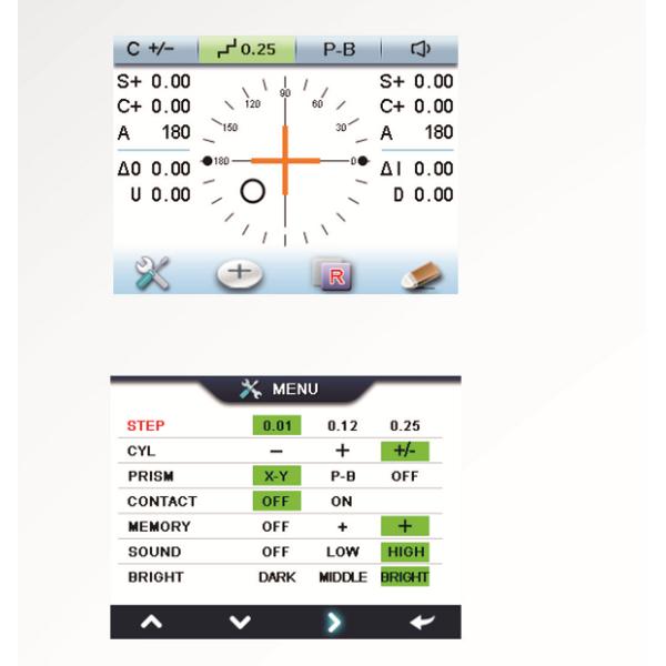 Optical Lensmeter Focimeter CE FDA 3.5" LCD Diameter 90mm Optical Lensometer