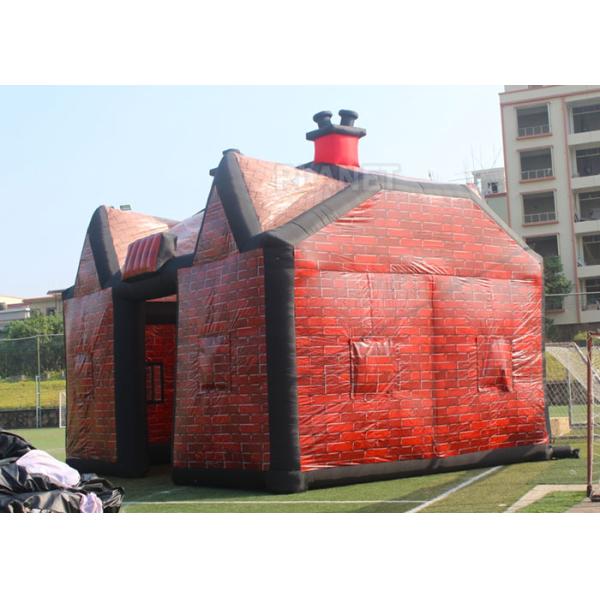 Large Inflatable Exhibition Tents , Inflatable Pub Tent With Electric Blower
