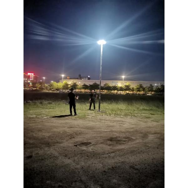 Solar Street Light Pillar LED Pole Posts Garden Lamp New Solar Lighting System