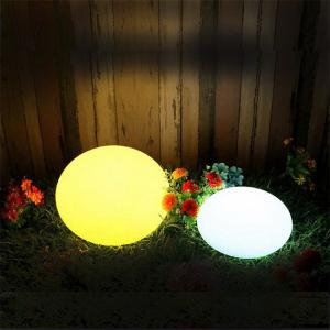 Cheap IP65 Waterproof Solar Ball Lamp , LED Color Changing Glow Balls For Garden wholesale