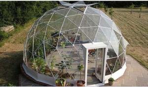Cheap 4M - 10M PVC Cover Metal Frame Garden Clear Geodesic Dome Tent For Sale Dome Party Tents wholesale