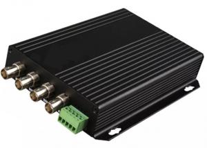 Cheap 4CH Digital Fiber CCTV Analog Video Converter RS485 Data NTSC / PAL wholesale