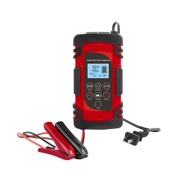 12V 24V Automatic Universal Lead Acid Car Battery Charger ABS Material