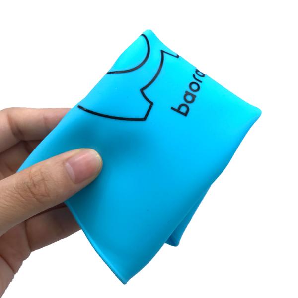 Custom Printing Best Fancy Fold-able Collapsible Comfort Waterproof Easily Wipes Clean Baby Silicone Bib with Pocket