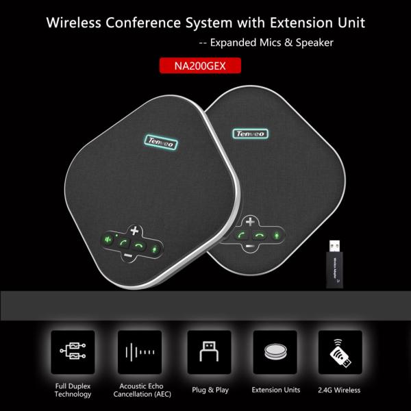 Na200gex Daisy Chain Wireless Speaker With 2.4G Receiver