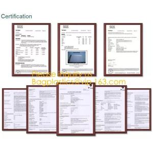 YANTAI BAGEASE ZIPPER SLIDER BAGS CO.,LTD. Certifications