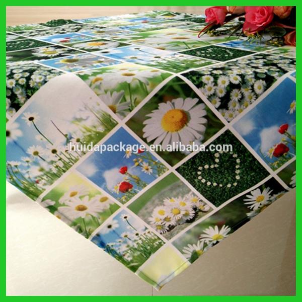 Printed patched work designs table cloths made of 100% polyester fabrics of 180gsm