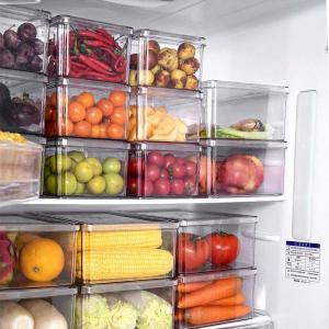 Cheap Kitchen Refrigerator Organizer Bins BPA Free Save Space Plastic wholesale