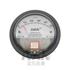 Cheap 4 Dial Size Differential Pressure Meter for Measuring Pressure Differences up to 1.5kpa wholesale