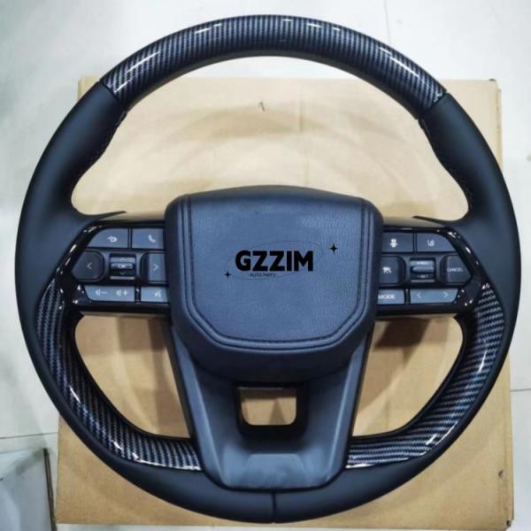 Old Style Peach Wood Grain Car Steering Wheel For Toyota Prado FJ120