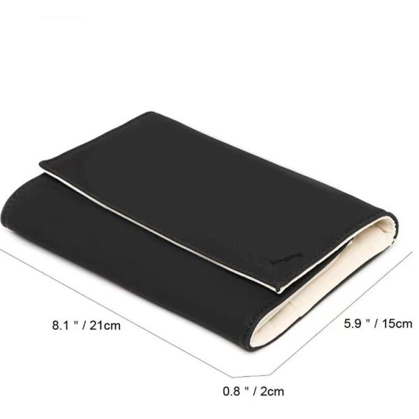 Custom Size PU Travel Jewelry Organizer Roll 8.1''*0.8''*5.9''