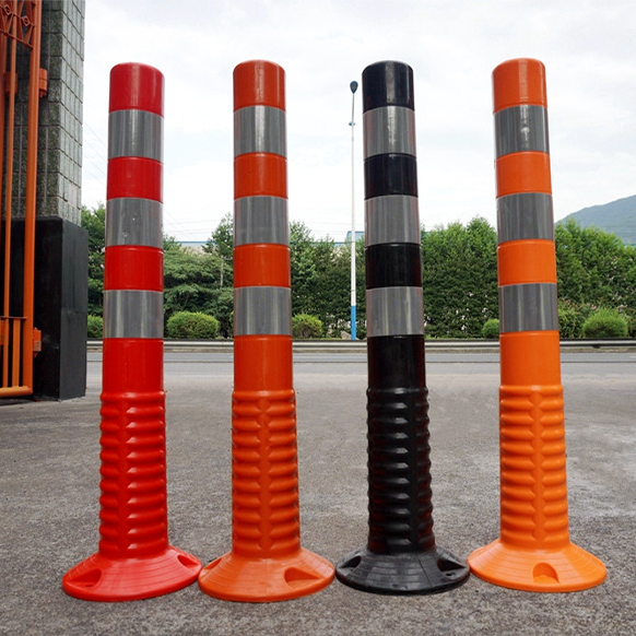 PVC Road Safety Cones Orange Highway Construction Cones Customized