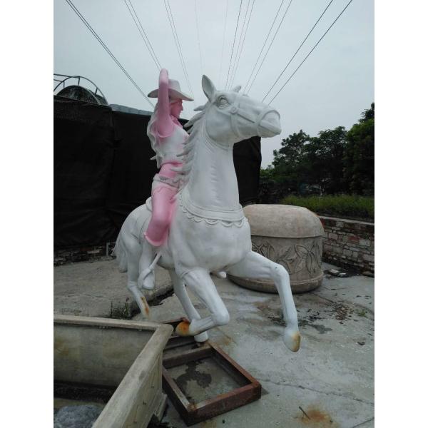 Cartoon Famous Bronze Horse Pure Handwork Sculpture Garden Animal Statues