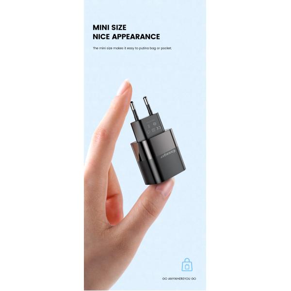 Essager 20W PD QC USB Type C Dual Ports USB Wall Charger