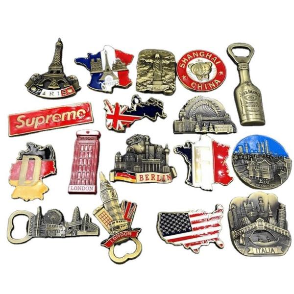 Tourist Souvenir Tin Fridge Magnet Refrigerator Photo Magnets