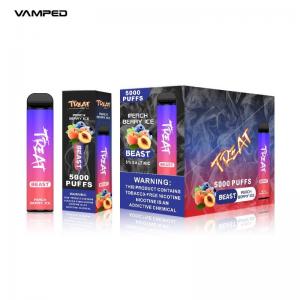 China Peach Berry Ice Disposable Electronic Cigarette 1500 Puff Hyde 1.8ohm on sale