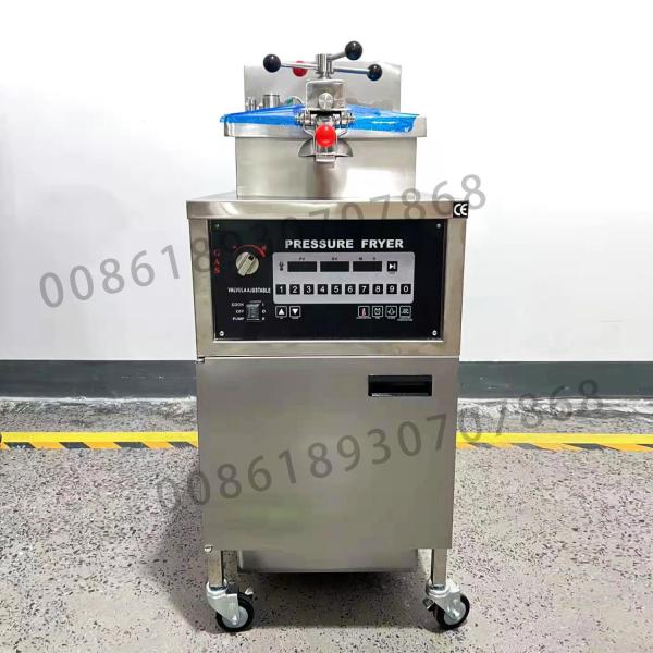 Compute Panel Gas Heating 4HD Broast Frying Machine Chicken Pressure Fryer