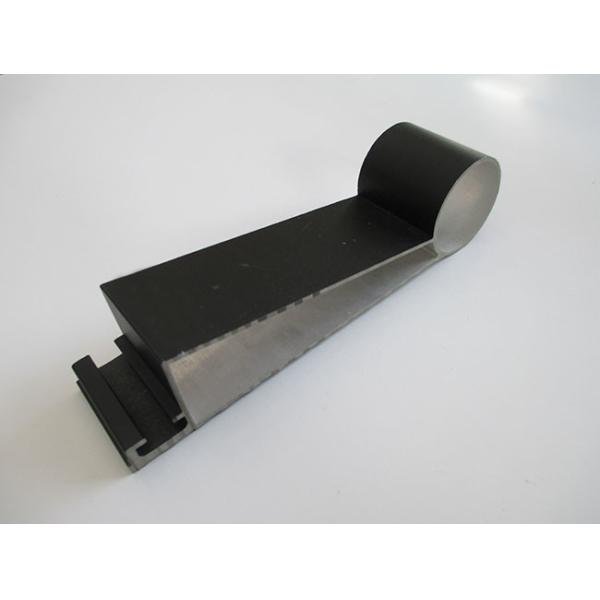 Powder Coating Black Aluminium Profile , Aluminium Structural Profiles Length <7m