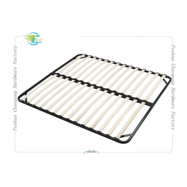 Twin Size Metal Slatted Bed Base For Home / Hotel Mattress Easy Assemble