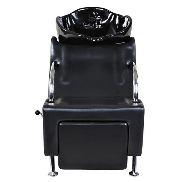 Commercial Salon Backwash Unit Pu Leather , Hydraulic Shampoo Sink And Chair