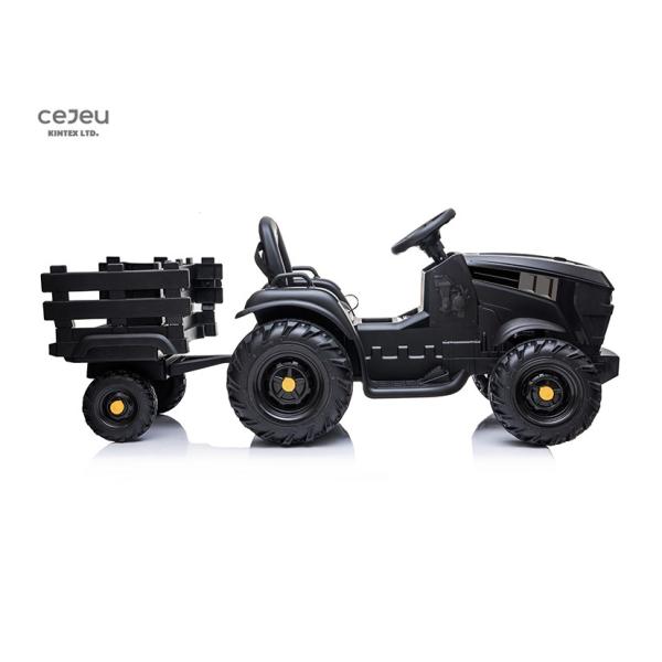 Electric Six EVA Wheel Plastic Ride On Tractor 12v1000MA TF Radio RC