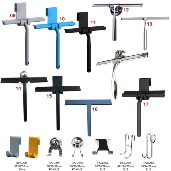 Polished Stainless Steel Shower Screen Wiper