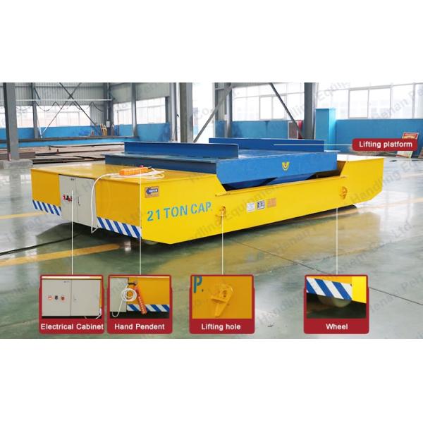 Explosion Proof Load Handling Equipment / Rail Transfer Trolley Ground Clearance 50mm