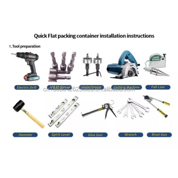 Quick Assembly Portable Flat Pack Container House for Modern Office Beach House and Construction Engineering Camps