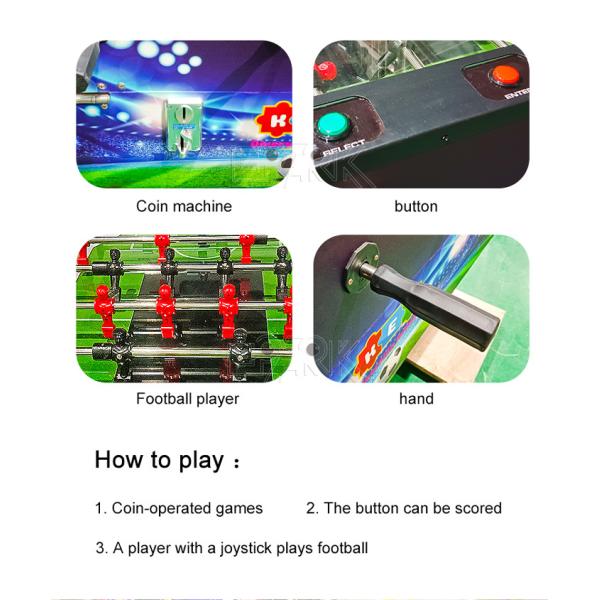 Soccer Table Wooden Toys Sports Equipment Football Table Indoor Arcade Machine