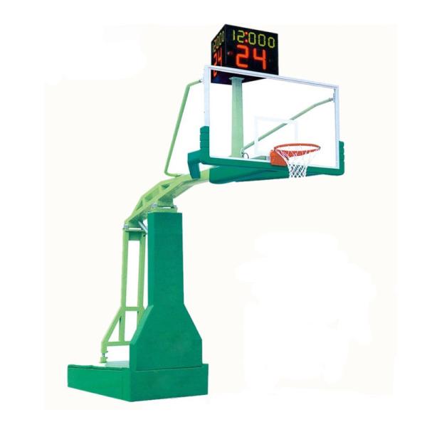 Blue Adjustable Basketball Stand , Basketball Hoop Frame For Multi-Functional Court