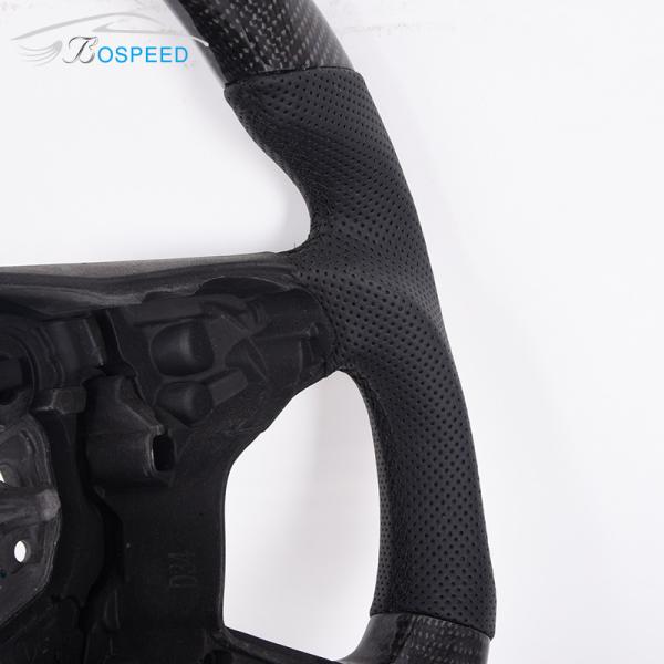 Custom Perforated Leather LED Carbon Fiber Steering Wheel Luxury Sports Ford